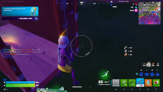 EAC Unable to Verify Fortnite — Cheat and Appeal Fixes — Fortnite cheat gameplay screenshot